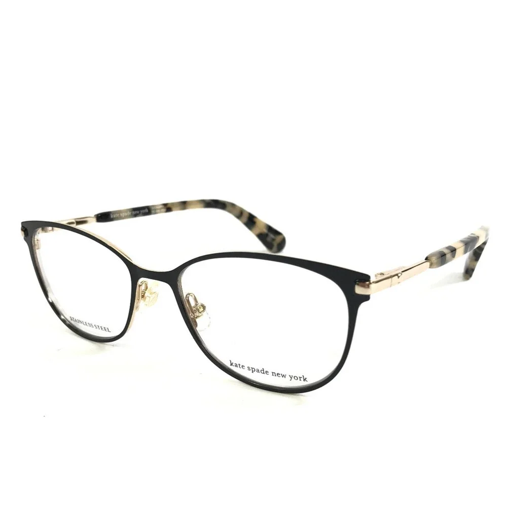 Kate Spade Eyeglasses Frame JABRIA 807 Black Tortoise Cat Eye Full Rim 51-17-140